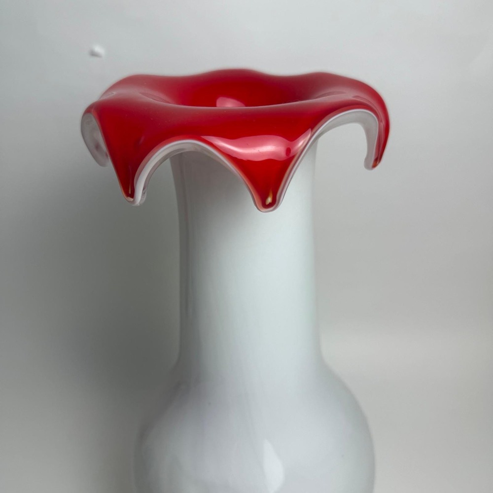 Mihai Topescu Children's Collection Art Glass Face Vase Abstract Studio Colorful - Picture 7 of 11